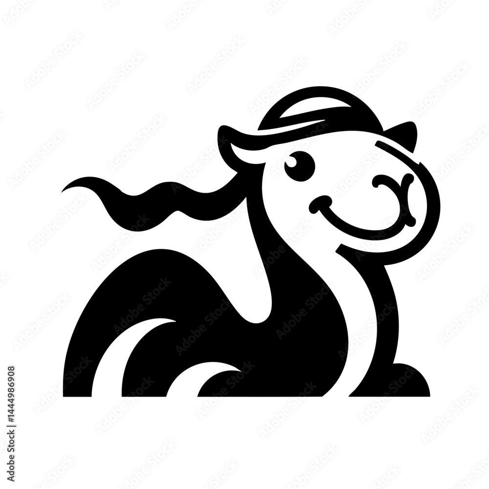 Obraz premium Camel Logo Symbol Icon