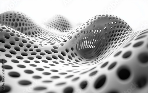 Voronoi Wave 3D Printed Structure