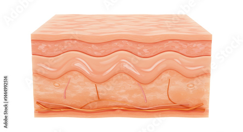 Canvastavla Isolated Skin Anatomy
