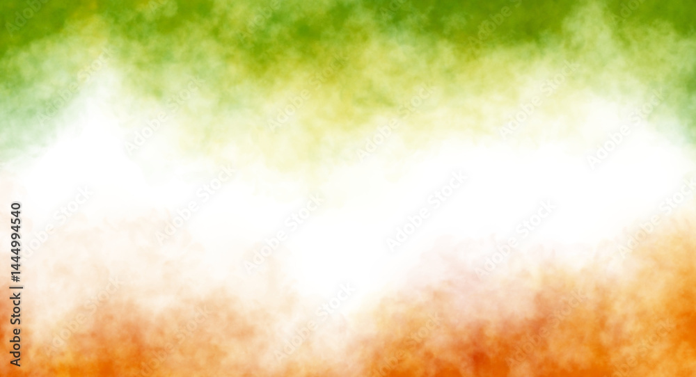Fototapeta Abstract colorful smoke cutout on transparent background. Clouds fog steam cutout with seamless colors realistic. Watercolor paint brush strokes.