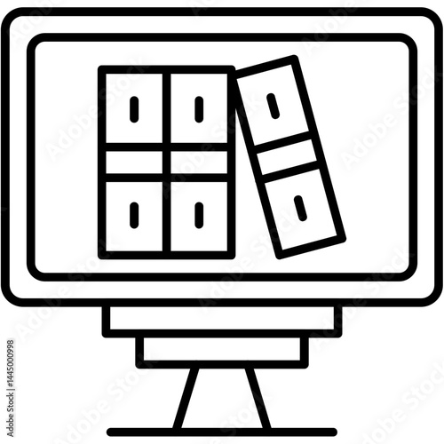 Digital Library Icon