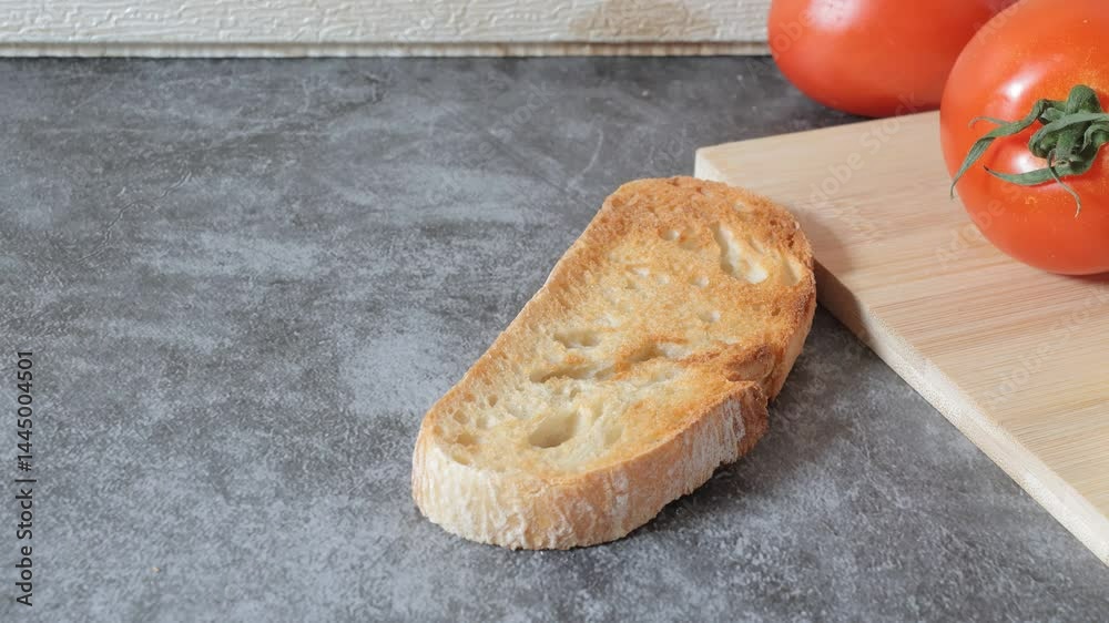 bread and vegetables