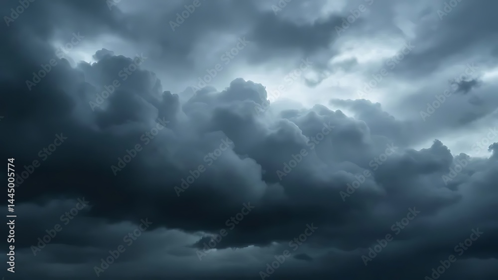 Dark stormy clouds forming in the sky before a rainstorm. Ideal for weather, nature, and dramatic backgrounds Dark stormy clouds forming in the sky before a rainstorm. Ideal for weather, nature, and dramatic backgrounds