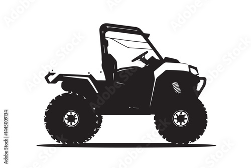 ATV silhouette quad bike vector, off-road vehicle, ATV clipart, quad bike art, 4 wheeler graphic, ATV outline, extreme sports SVG, adventure vehicle, ATV racing vector, dirt bike silhouette, offroad 