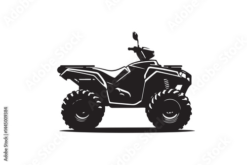 ATV silhouette quad bike vector, off-road vehicle, ATV clipart, quad bike art, 4 wheeler graphic, ATV outline, extreme sports SVG, adventure vehicle, ATV racing vector, dirt bike silhouette, offroad 