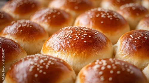 sweet bun close-up texture Photography white back background photo