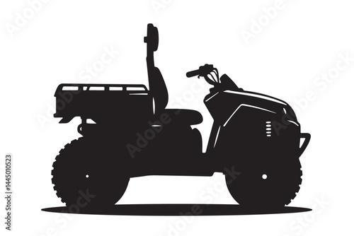 ATV silhouette quad bike vector, off-road vehicle, ATV clipart, quad bike art, 4 wheeler graphic, ATV outline, extreme sports SVG, adventure vehicle, ATV racing vector, dirt bike silhouette, offroad 