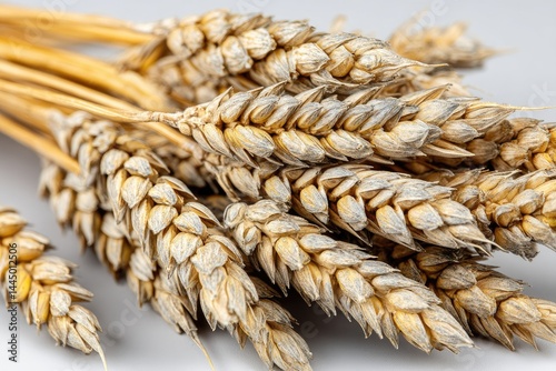 Close-up of dried wheat ears