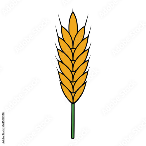 Golden wheat sways gently in the breeze, its sun-kissed stalks glowing with rich amber hues—symbolizing harvest, abundance, and the beauty of nature’s bounty.
