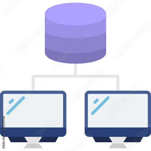 Distributed Caching Layer Icon
