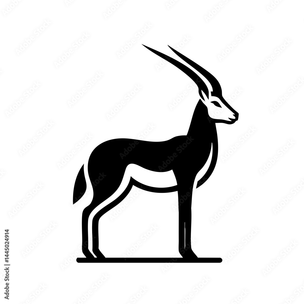 Obraz premium Springbok Logo Icon Symbol