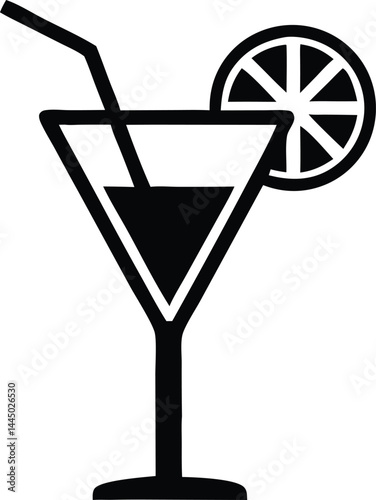 Cinco de mayo Mexican celebration margarita glass icon