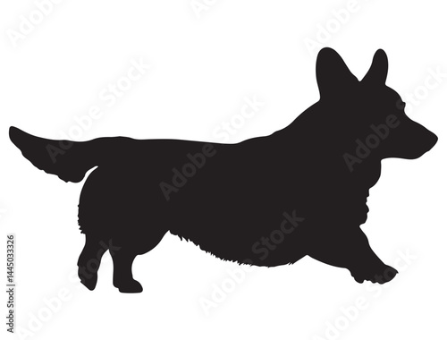 CORGI DOG SILHOUETTE