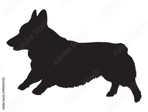 CORGI DOG SILHOUETTE