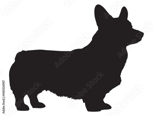 CORGI DOG SILHOUETTE