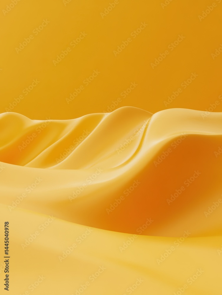 Obraz premium Soft abstract flowing monochrome shape with light and shadow for modern background concept