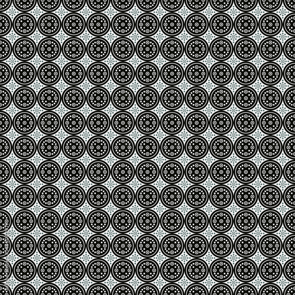 Geometric Pattern in Gray and Black Geometric Pattern in Gray and Black