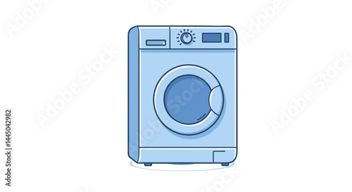 Good icon. Washing machine in modern design