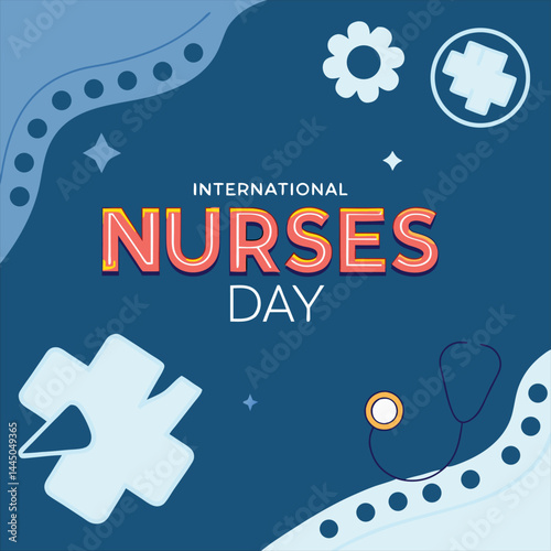 International Nurses Day Social Media Design Poster Design