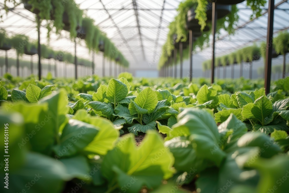 Sustainable agriculture in greenhouse farming