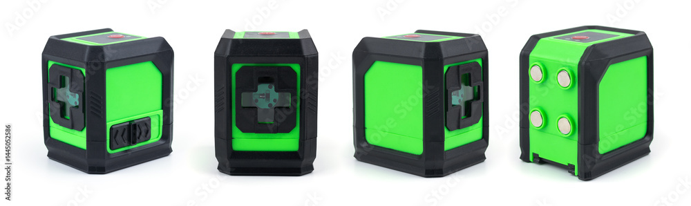 Obraz premium Construction laser level isolated isolated on white. Set or collection