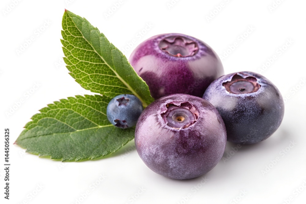 blueberries on white background blueberries on white background