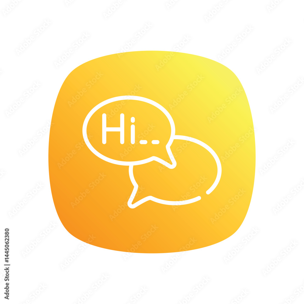 Conversation Icon vector stock illustration Conversation Icon vector stock illustration