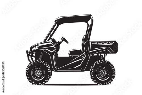 ATV silhouette quad bike vector, off-road vehicle, ATV clipart, quad bike art, 4 wheeler graphic, ATV outline, extreme sports SVG, adventure vehicle, ATV racing vector, dirt bike silhouette, offroad 