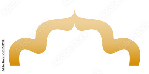 Golden Architectural Element Set 