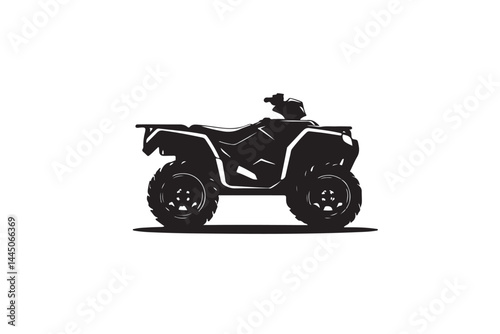 ATV silhouette quad bike vector, off-road vehicle, ATV clipart, quad bike art, 4 wheeler graphic, ATV outline, extreme sports SVG, adventure vehicle, ATV racing vector, dirt bike silhouette, offroad 