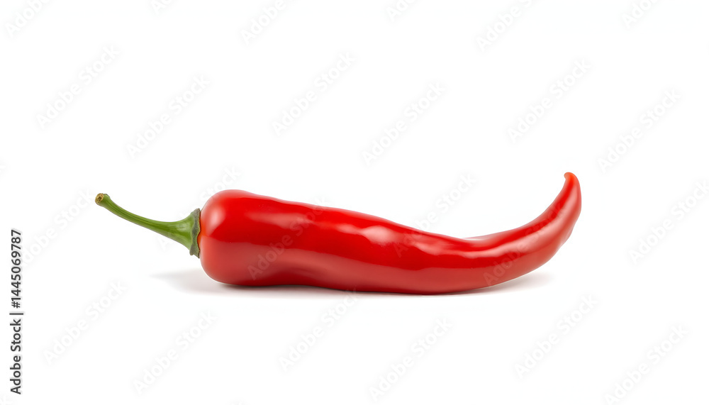 Red chilli pepper isolated on white background, Red chilli on White Background With clipping path. with white shades Red chilli pepper isolated on white background, Red chilli on White Background With clipping path. with white shades