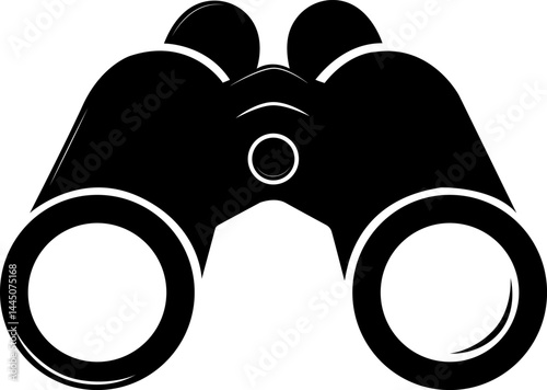 Binoculars are an optical device for observing distant objects. Binoculars allow you to see further and more clearly than with the naked eye. A symbol of observation, tourism, orientation.