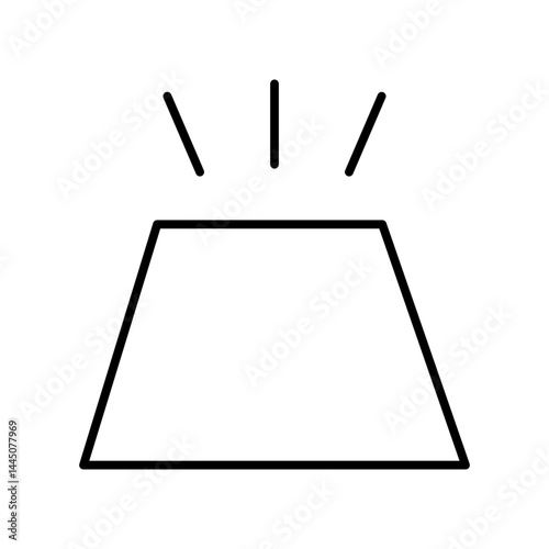gold ingot line icon