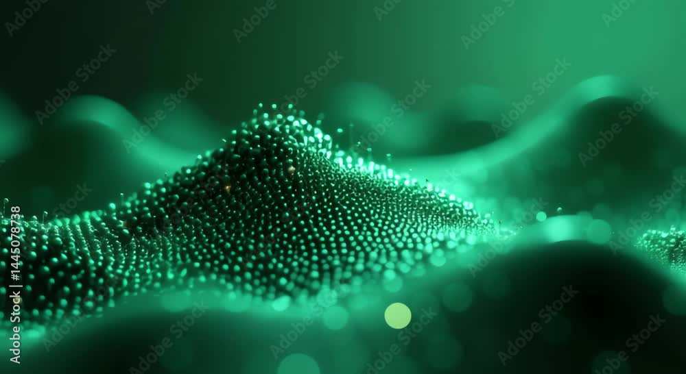 close green abstract background dots