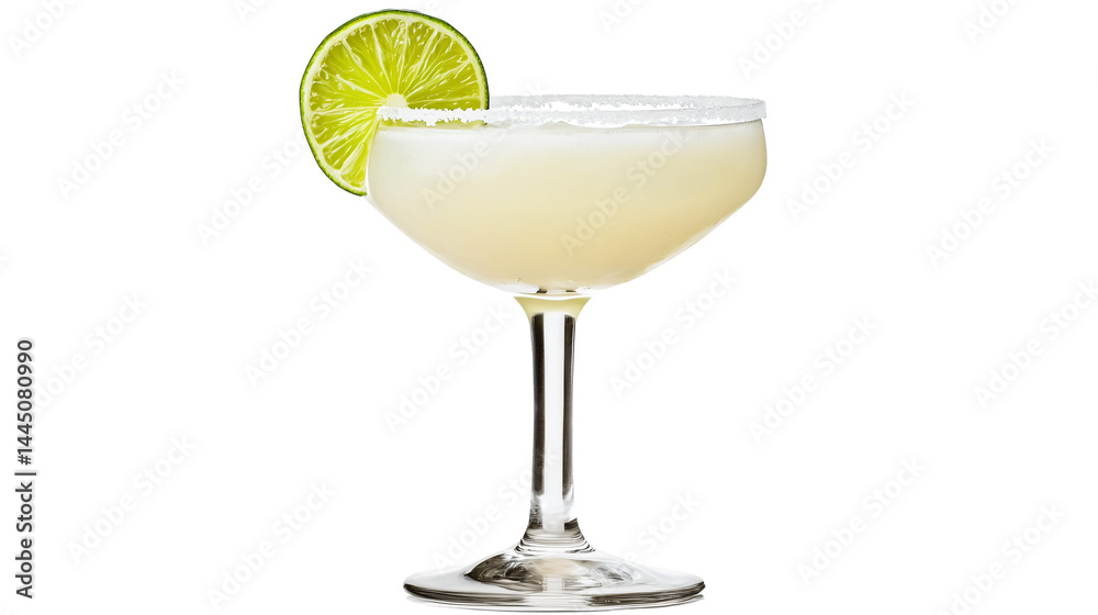 custom made wallpaper toronto digitalRefreshing Daiquiri Cocktail with Lime Slice in Glass - Professional Stock Photo