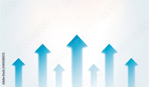 Upward trend graphic