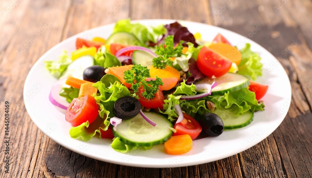 greek salad with feta cheese