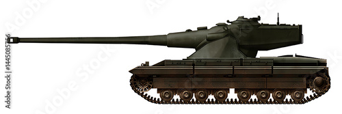 Alternative tank Conqueror with AMX-50-120 turret