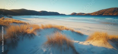 Pristine Beach at Sunrise photo