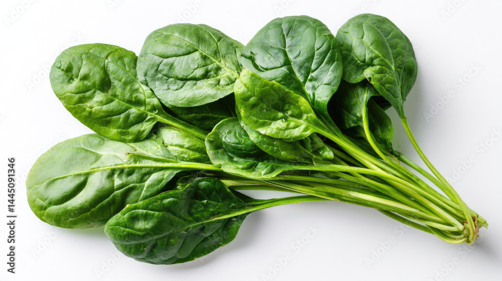 Fresh spinach leaves close up Fresh spinach leaves close up