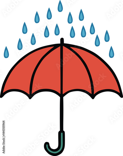 umbrella on a white background