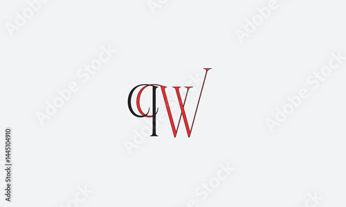 IW, WI, W, I Abstract Letters Logo Monogram