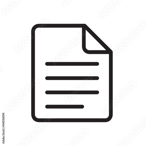 Document icon: A simplistic yet captivating icon showcases a blank document, its clean lines and subtle details hinting at a world of written words.