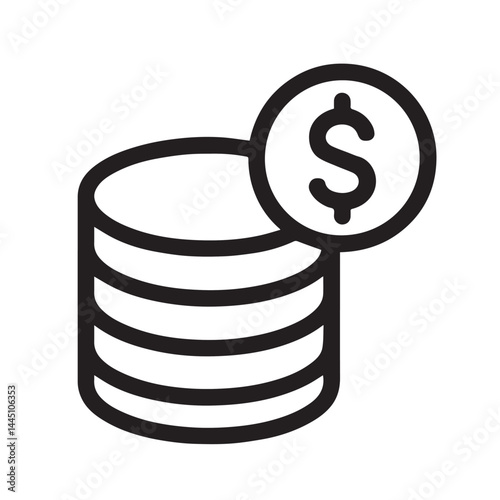 Financial Emblem: An elegant visual embodies wealth. This financial design speaks of prosperity and the stability of financial systems. It's a symbol that goes beyond simple money.