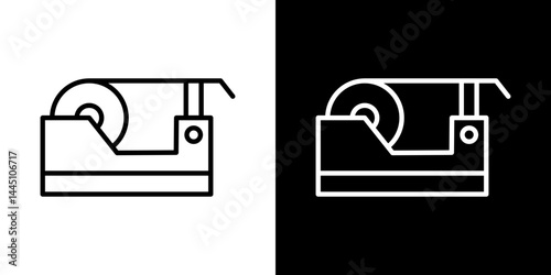 Tape dispenser icon vector, illustration logo template in trendy style