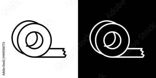 Adhesive tape icon vector, illustration logo template in trendy style