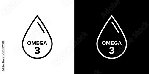 Omega icon vector, illustration logo template in trendy style