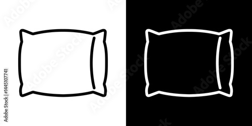 Pillow icon vector, illustration logo template in trendy style