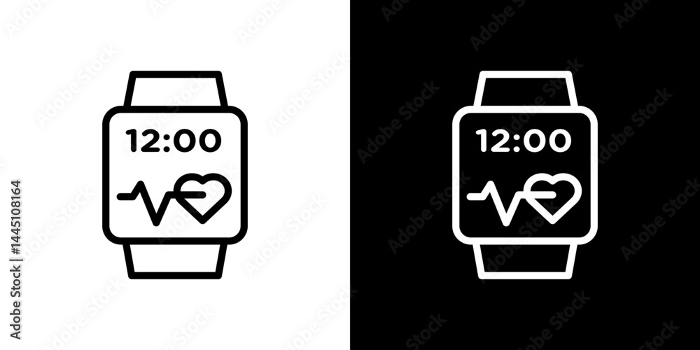 Smartwatch icon vector, illustration logo template in trendy style Smartwatch icon vector, illustration logo template in trendy style