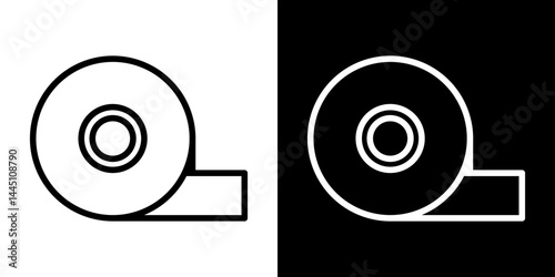 Tape icon vector, illustration logo template in trendy style